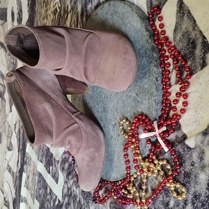 TRIBECA by Kenneth Cole 'Fine Frenzy' Slouch Bootie Brown Suede Size 6.5